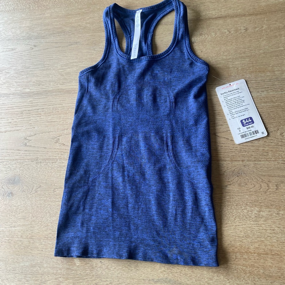 Brand new navy lululemon tank top - new with tags